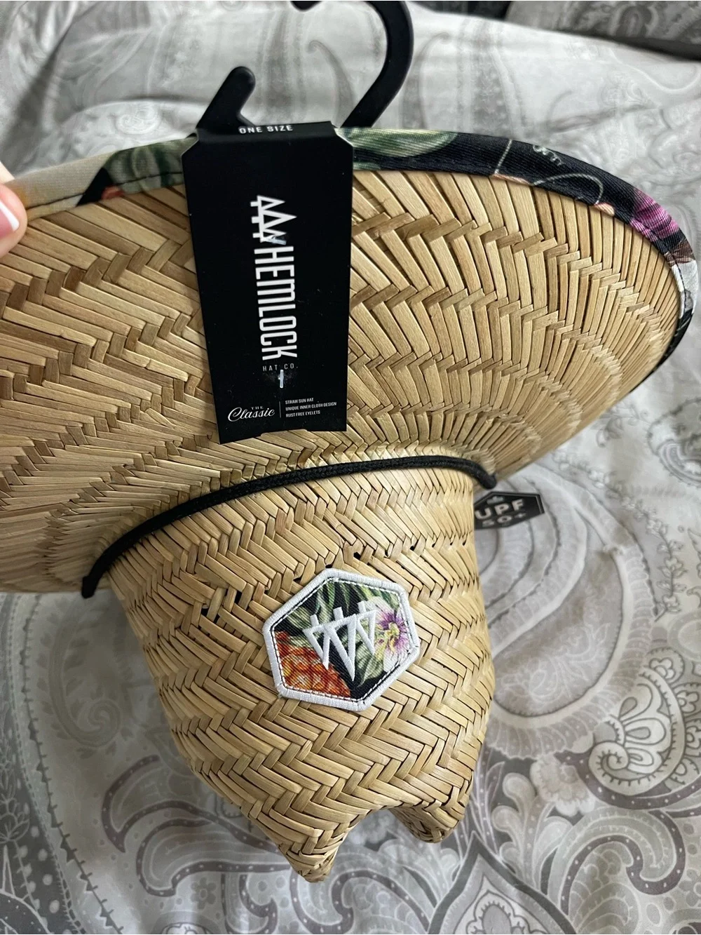 Hemlock Hat Company STRAW LIFEGUARD HAT Beach Pool Sun ONE SIZE Brand New W Tags